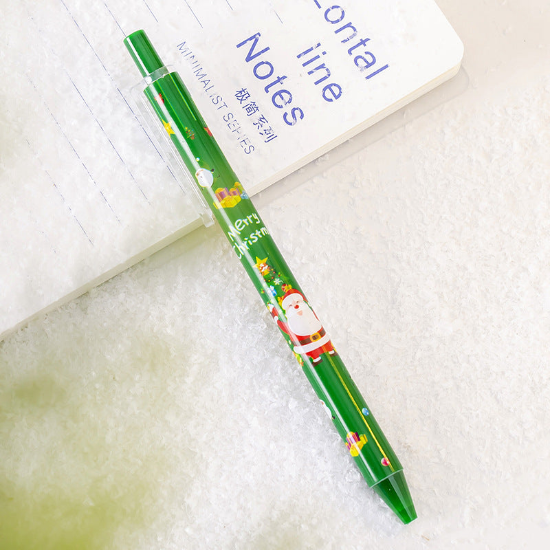 Wholesale Christmas click gel pen student stationery